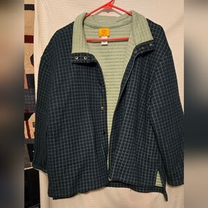 Ruby Rd. Women's Blue Checkered Jacket